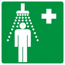 Znak: Prysznic bezpieczeństwa