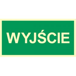 Znak: Wyjście