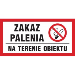 Zakaz palenia na terenie...