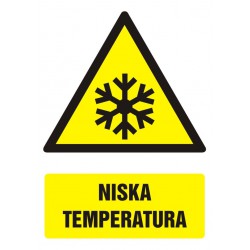 Znak: Niska temperatura