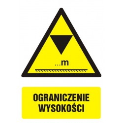 Znak: Ograniczenie wysokości